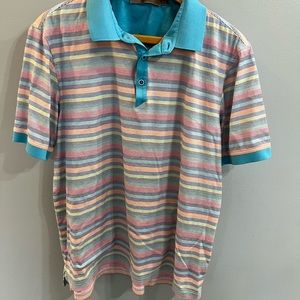 Raffi striped polo size M